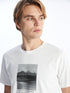LC Waikiki Crew Neck Short Sleeve Printed Combed Cotton Men's T-shirt